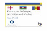 Remittances in Georgia, Azerbaijan, and Moldova