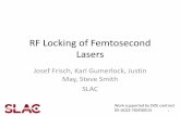 RF Locking of Femtosecond Lasers