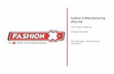Fashion X Manufacturing (Pty) Ltd