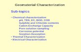 Geomaterial Characterization Sub-topics