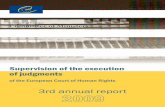Supervision of the execution of judgments of the European ...
