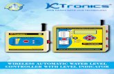 WIRELESS AUTOMATIC WATER LEVEL CONTROLLER WITH LEVEL INDICATOR