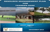 TZANEEN DAM DRAFT RESOURCE MANAGEMENT PLAN FOR …
