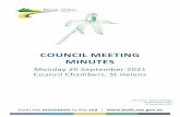 COUNCIL MEETING MINUTES - bodc.tas.gov.au