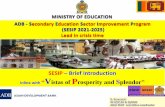 MINISTRY OF EDUCATION ADB - Secondary Education Sector ...