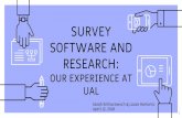 RESEARCH: SOFTWARE AND SURVEY