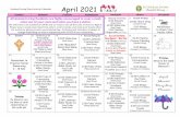 April 2021 Assisted Living West Activity Calendar