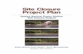 Site Closure Project Plan - Yankee Rowe
