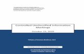 Controlled Unclassified Information Markings