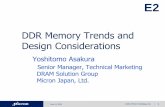 DDR Memory and Interface Design Trends