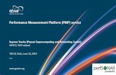 Performance Measurement Platform (PMP) service
