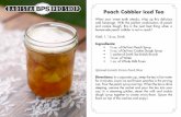 Peach Cobbler Iced Tea - baristaproshop.com