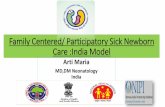 Family Centered/ Participatory Sick Newborn Care :India Model