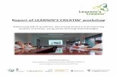 Report of LEARNIN’S CREATIN’ workshop