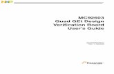 MC92603DVBUG Quad GEt Design Verification Board User’s Guide