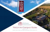 DeSales University's Return-to-Campus Guide
