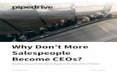 Why Don’t More Salespeople Become CEOs?