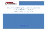 Handgun Qualification License (HQL) Instructions