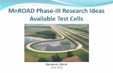MnROAD Phase-III Research Ideas Available Test Cells