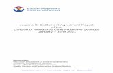 Jeanine B. Settlement Agreement Report of the Division of ...