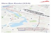 New Bus Route (X64) - rt A
