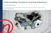 Understanding cell phone recycling behaviours