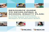RESOURCE GUIDE TO DEVELOPING A SCHOOL EQUITY PLAN