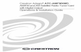 Crestron Adagio ATC-AMFMXMD AM/FM and XM Satellite Radio ...