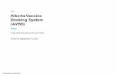 Alberta Vaccin e Booking System (AVBS)