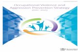 Occupational Violence and Aggression Prevention Strategy