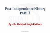 Post-Independence History PART 7