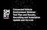 Connected Vehicle Environment Webinar: Test Plan and ...