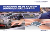 RL78 Family Microcontrollers Brochure - Renesas