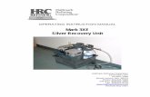Mark 3XE Silver Recovery Unit - Hallmark Refining