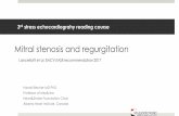 Mitral stenosis and regurgitation - University of Alberta