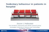 Sedentary behaviour in patients in hospital