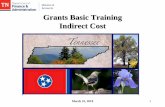 Grants Basic Training Indirect Cost - TN.gov
