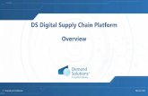 DS Digital Supply Chain Platform Overview
