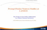 Prompt Fission Neutron Studies at LANSCE
