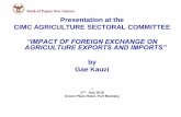 “IMPACT OF FOREIGN EXCHANGE ON AGRICULTURE EXPORTS …