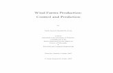 Wind Farms Production: Control and Prediction