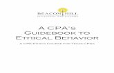 A CPA's Guidebook to Ethical Behavior