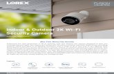 Indoor & Outdoor 2K Wi-Fi Security Camera