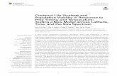 Copepod Life Strategy and Population Viability in Response ...
