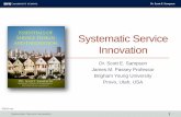 Systematic Service Innovation - Brigham Young University
