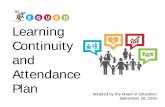 Learning Continuity and Attendance