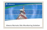 IDWARE Remote Site Monitoring Solution 20120921