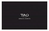 SPECIAL EVENTS - taogroup.com