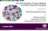 Service Charges, Tenure Models & Welfare Benefit Funding