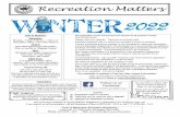 Recreation Matters 2022